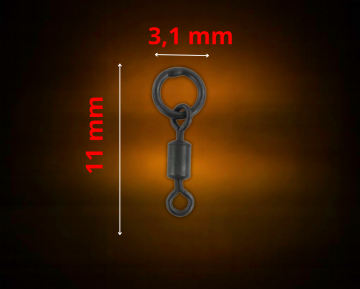 Fishing tackle wholesale  d rig swiwels s