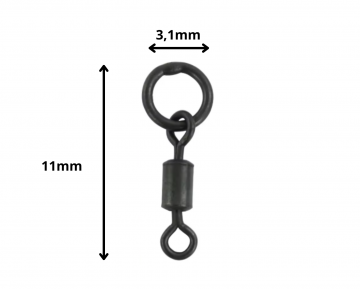 Fishing tackle wholesale  d rig swiwels